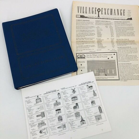 Vintage Cat's Meow Collector's Club Catalog Buying List 1990-94 Shelf Sitters - Picture 1 of 12